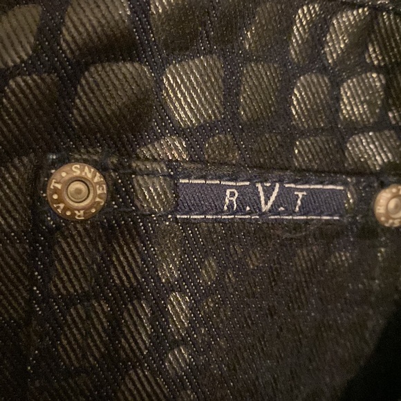 R.V.T. Jeans snakeskin new - Picture 7 of 9